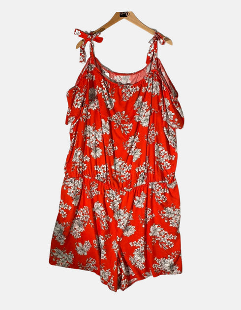 Orange Dress with Flowers FM